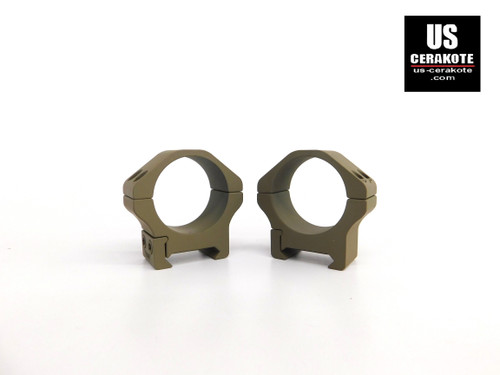 Warne Maxima Horizontal 30mm, PA Low Rings Flat Dark Earth 513M