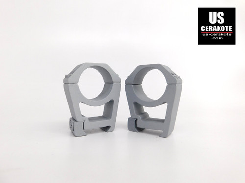 Vortex Sport Scope Rings 30mm Extra High Weaver Style Crushed Silver SPT30-XH