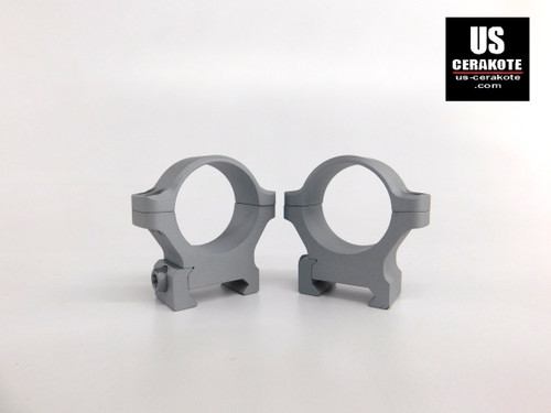 Leupold BackCountry Cross-Slot 30mm Medium Rings Crushed Silver 175120