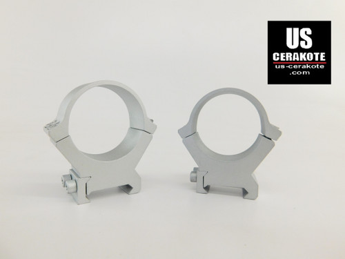 Leupold PRW2 Series 34mm High Weaver Style Scope Rings Satin Silver 175860