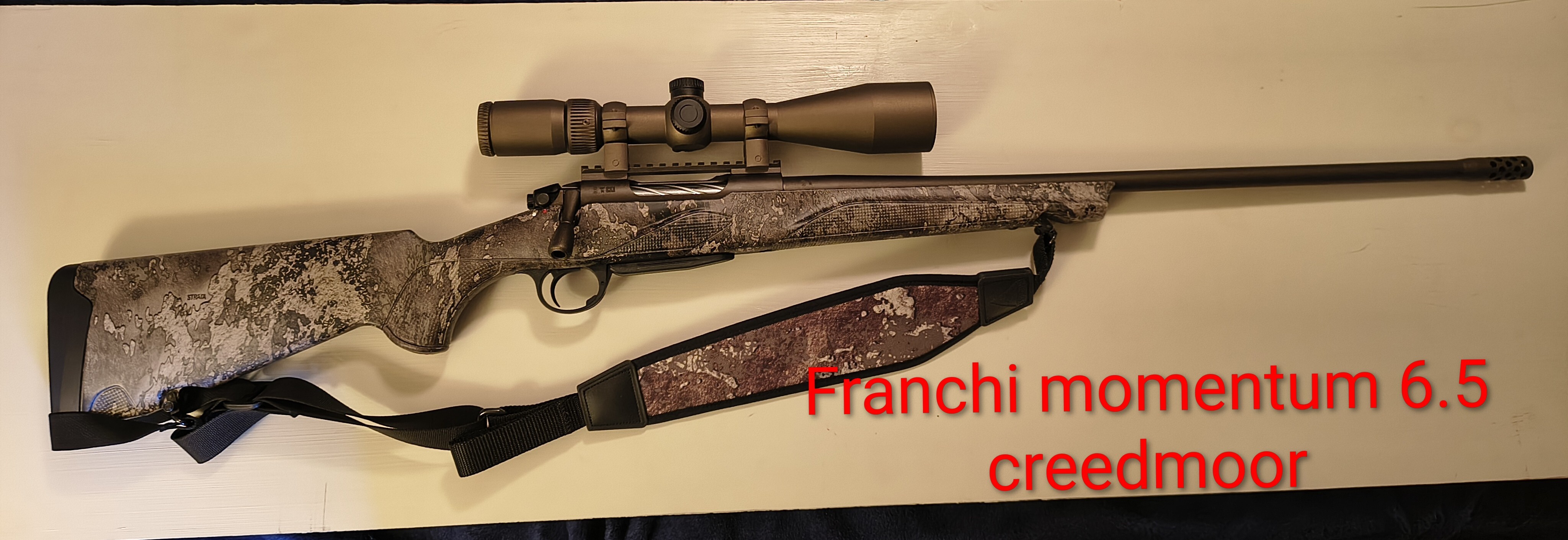 Customer's Custom Setup with Burnt Bronze Scope and Rings