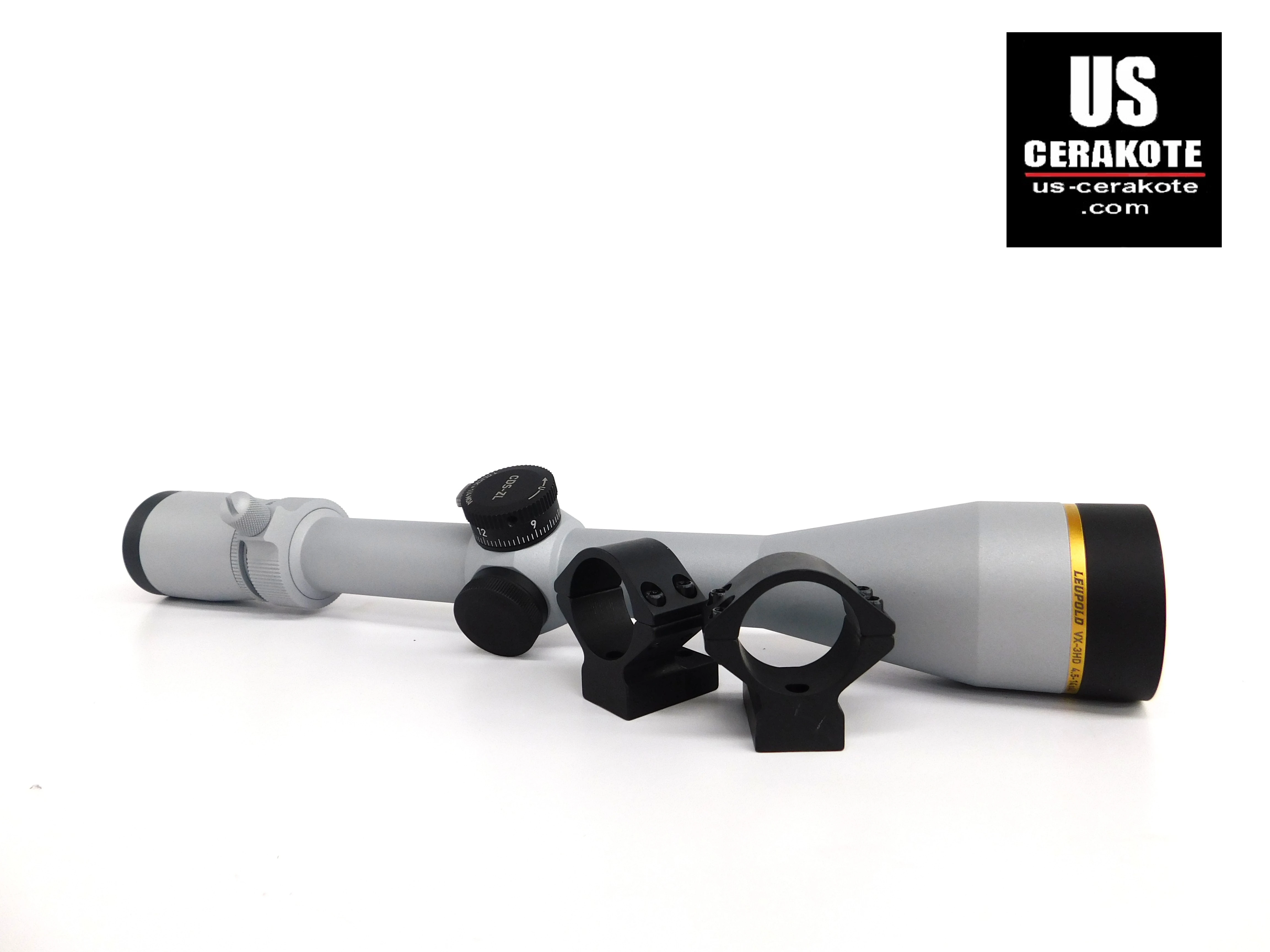 Custom Crushed Silver Leupold Scope