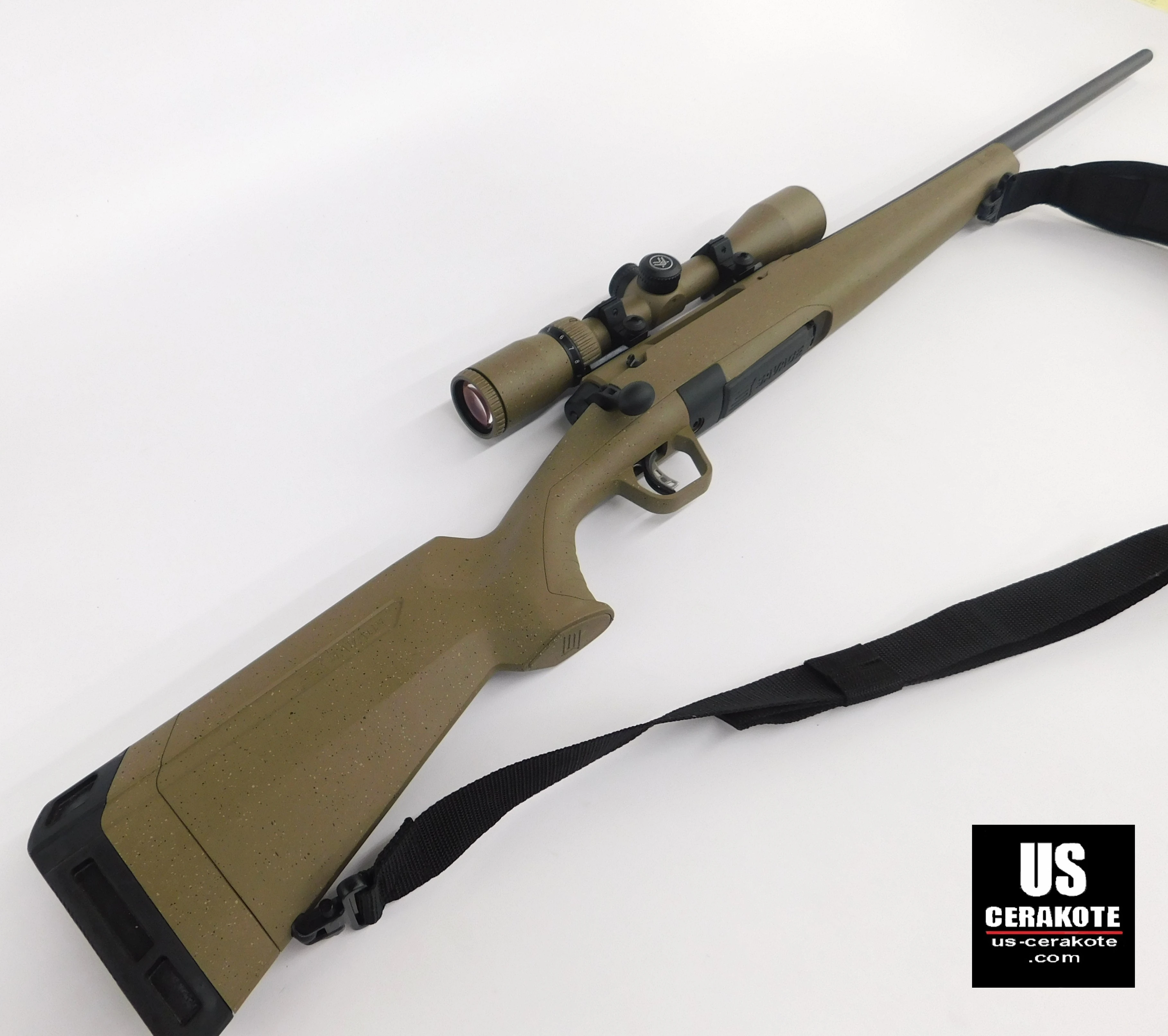 Flat Dark Earth Speckled with Coyote Tan & Graphite Black 