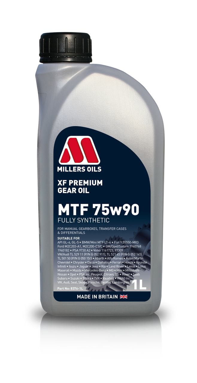 Millers Oils XF Premium MTF 75W90 | 8376 Synthetic Transmission Fluid