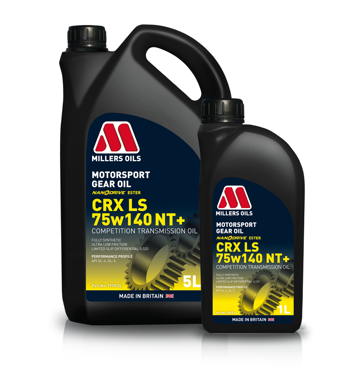 Millers Oils CRX LS 75w140 NT+ | Motorsport Gear Oil