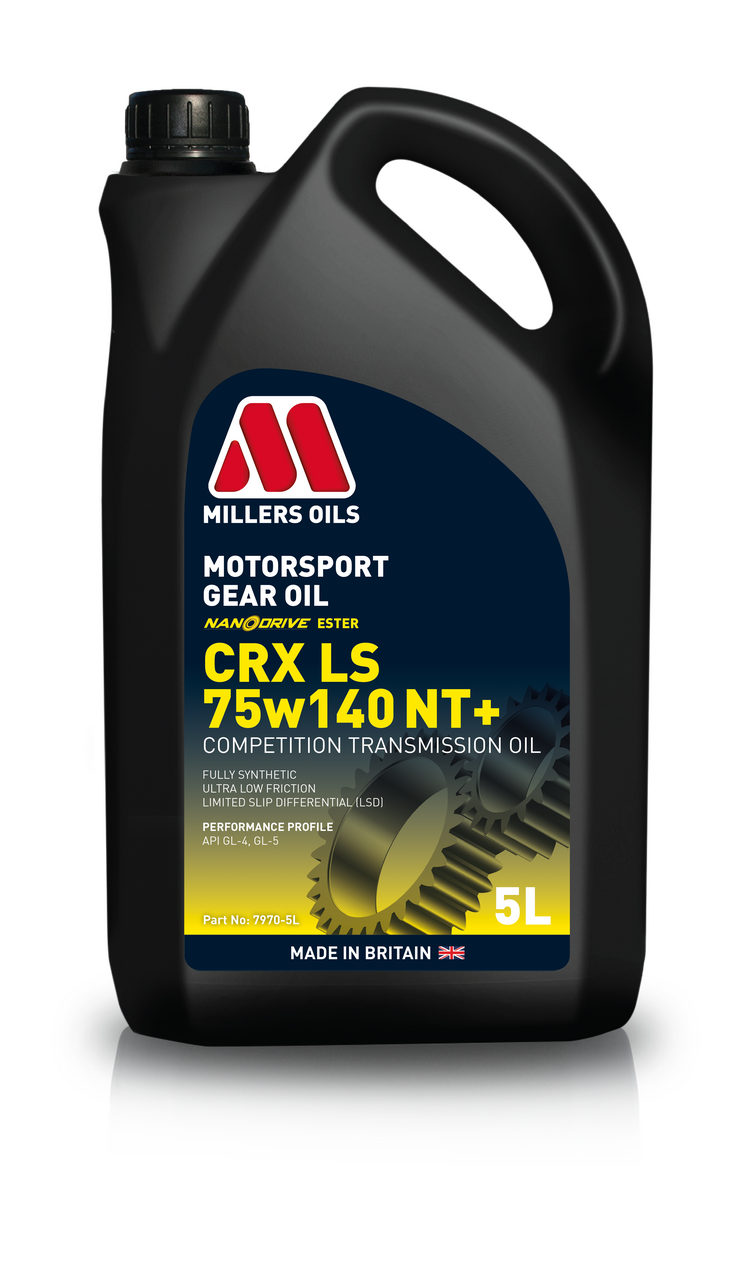 Millers Oils CRX LS 75w140 NT+ | Motorsport Gear Oil