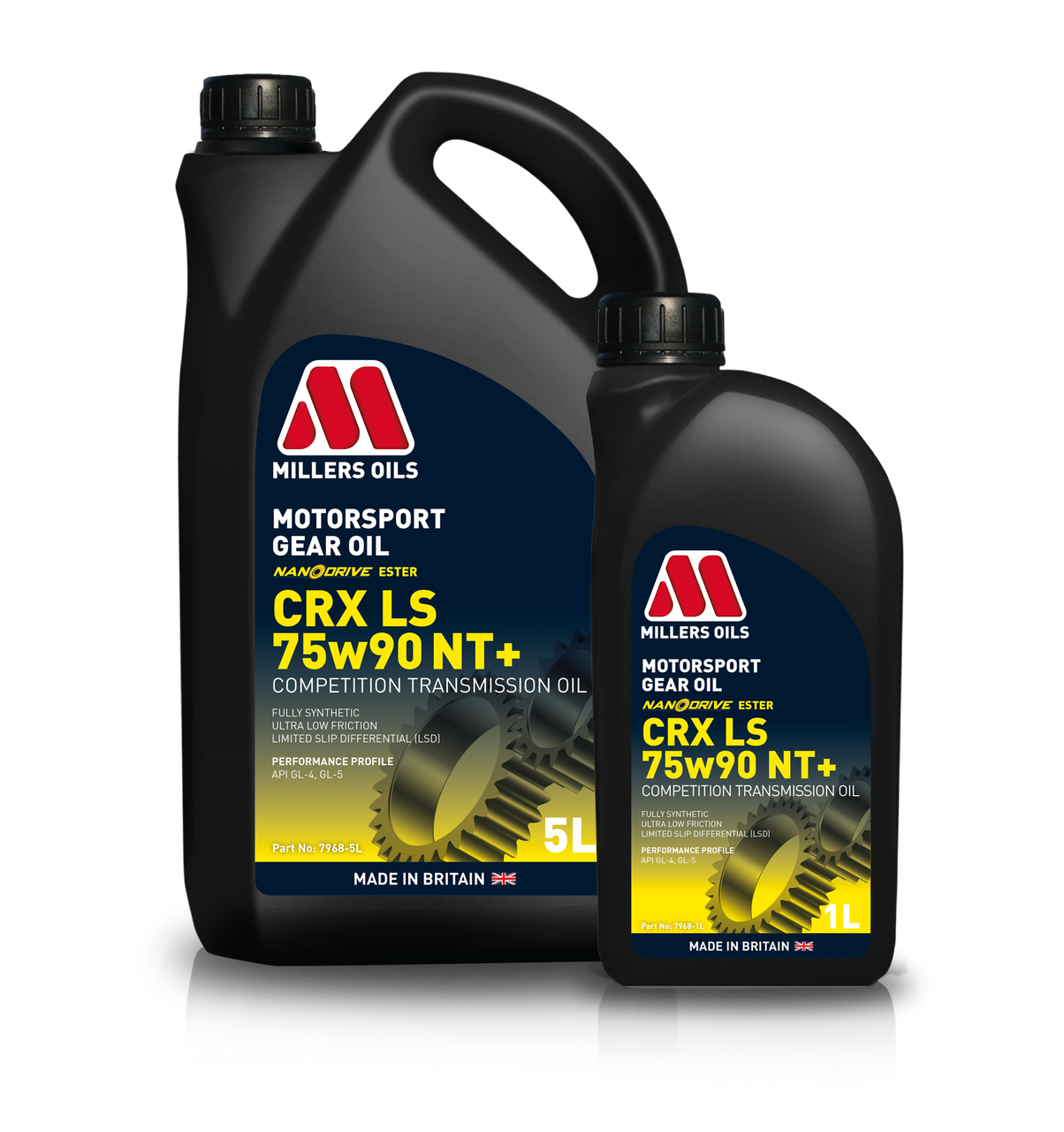 Millers Oils CRX LS 75w90 NT+ 1 Liter Bottle