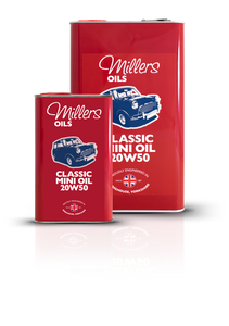 A moderate detergent premium SAE 20w50 multigrade mineral engine and gear oil specifically engineered for classic mini engines with integral gearbox for excellent engine performance incorporating gear oil additives for smooth gear shift. Formulated with full ZDDP (zinc/phosphorus).