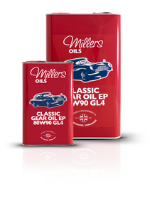Millers Oils Classic Pisoneeze. Gear Oil EP 80w90 GL4 for classic transmissions. High quality solvent refined mineral base stocks with performance additives. Millers Oils Classic Pisoneeze. Gear Oil EP 80w90 GL4 for classic transmissions. High quality solvent refined mineral base stocks with performance additives.