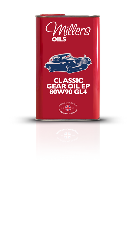 Millers Oils Classic Pisoneeze.  Gear Oil EP 80w90 GL4 for classic transmissions. High quality solvent refined mineral base stocks with performance additives.