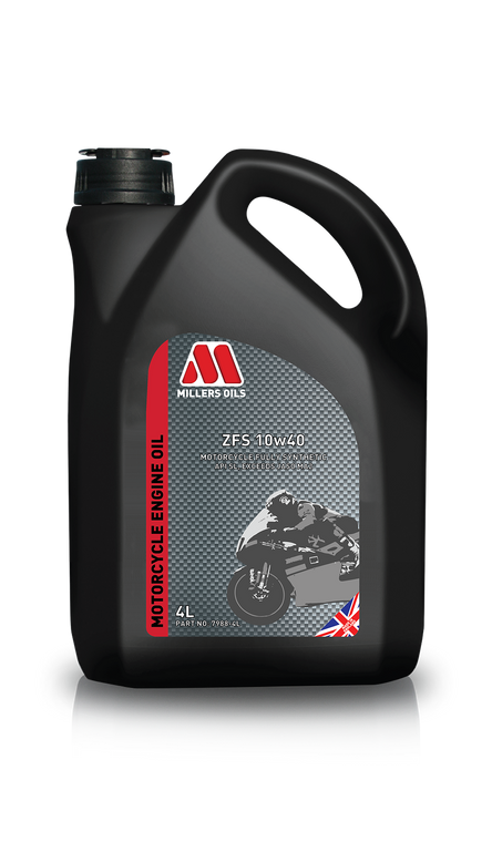 Millers Oils ZFS 10w40 Fully Synthetic Engine Oil for Motorcycles
