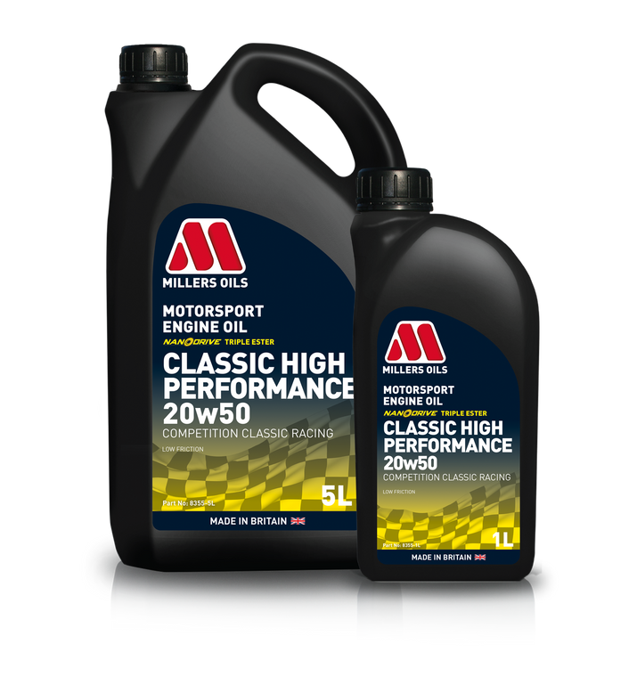 Semi synthetic engine oil for classic performance and sports car engines. Extra high performance engine oil based on highest quality performance additives and shear stable viscosity improvers in synthetic and mineral base.