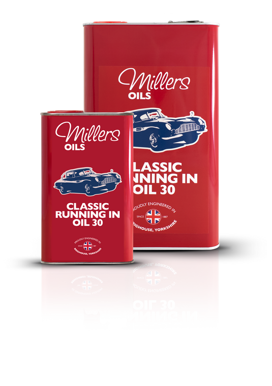 A mineral based running in oil for vintage and classic engines designed for the initial running in of re-built engines. Formulated for running in on the road and can be used for test bed running.