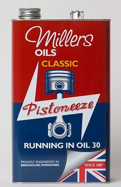 SAE 30 running in oil for classic engines. Highest quality solvent refined mineral base stocks treated with specially designed additive system.