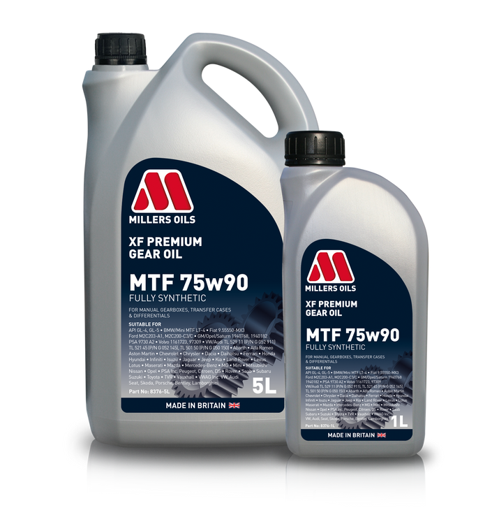 Millers Oils XF Premium MTF 75W90 | 8376 Synthetic Transmission Fluid