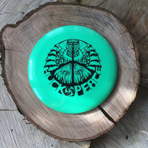 Innova Echo Star Wraith with a black Huk Lab GEN 005 Stamp