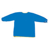 Long Sleeve Plastic Art Smock, Ages 3+, Blue, 22" x 18", 1 Count - CK-520802
