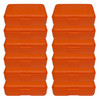 Pencil Box, Orange, Pack of 12 - ROM60209-12