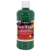 Art-Time Washable Tempera Paint, Green, 16 oz., Pack of 12 - SAR173466-12