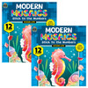 Ocean Life Modern Mosaics Stick to the Numbers Activity Book, Pack of 2 - TCR10324-2