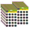 Chalkboard Brights Stickers, 120 Per Pack, 12 Packs - TCR5618-12