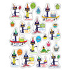 Pete the Cat Happy Birthday Stickers, 120 Per Pack, 12 Packs - TCR62025-12