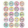 Confetti Spanish Stickers, 120 Per Pack, 12 Packs - TCR8725-12