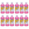 Little Masters Tempera Paint, Pink, 16 oz., Pack of 12 - RPC201722-12