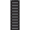 File Storage Pocket Chart, 10 Pockets, Black, 14" x 58"