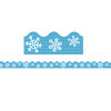 Snowflakes and Argyle Scalloped Border, 39 Feet - CD-108224