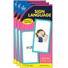 Sign Language Flash Cards, Grade PK-8, 3 Packs - CD-3927BN