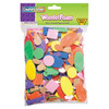 WonderFoam Peel & Stick Shapes, Assorted Shapes, Colors & Sizes, 720 Pieces - CK-4308