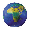Inflatable Topographical Globe 12-Inch, Pack of 3
