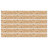 We Belong Speckled Kraft Paper Straight Borders Per Pack, 36 Feet Per Pack, 6 Packs