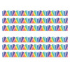 We Stick Together Rainbow Burst Scalloped Bulletin Board Borders, 39 Feet Per Pack, 6 Packs