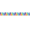 We Stick Together Rainbow Burst Scalloped Bulletin Board Borders, 39 Feet Per Pack, 6 Packs
