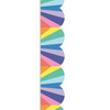 We Stick Together Rainbow Burst Scalloped Bulletin Board Borders, 39 Feet Per Pack, 6 Packs