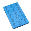 Whiteboard Erasers, Felt and Foam, Learning is Fun Style, 2 x 2", Blue/Black, Pack of 15