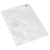 2-Pocket Pencil Pouch, Clear, 10" x 7", 1 Count