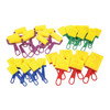 Foam Brush Classroom Pack, Assorted Colors & Sizes, 40 Pieces Per Pack, 2 Packs