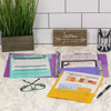 5-Tab Index Dividers with Multi-Pockets, Bright Color Assortment, 8-1/2 x 11