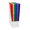 Two-Pocket Heavyweight Poly Portfolio Folder, Assorted Primary Colors, Pack of 36