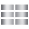 Rectangles Scratch Off Stickers, Pack of 180