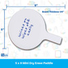 Mini Dry Erase Answer Paddles, 5" x 9", Class Pack of 12