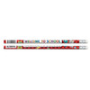 Pencils, Welcome to School!, 12 Per Pack, 12 Packs
