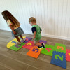 Foam Play Mat for Kids, Interlocking Hopscotch Tiles, 10 Tiles & 2 Markers