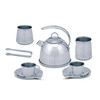 Stainless Steel Tea Set and Storage Stand, 11 Pieces Stainless Steel Tea Set and Storage Stand, 11 Pieces