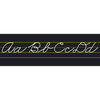 Alphabet Lines Black Traditional Cursive