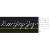 Alphabet Lines Black Traditional Cursive