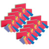 Two-Tone Index Cards, 3" x 5", Assorted Colors, 100 Per Pack, 10 Packs